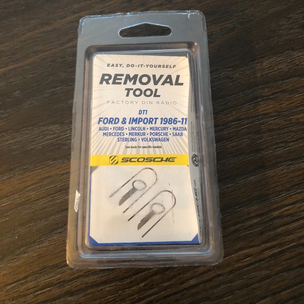 Scosche DT1 Factory Din Radio Removal Tool